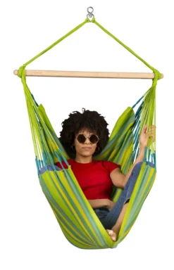 La Siesta Domingo Lime Basic Hängesessel Wetterfest Grün Hängestuhl -Grünwelt Exporteren Garten-Winkel 9c23b4298e9e8681358b1505d35b0655
