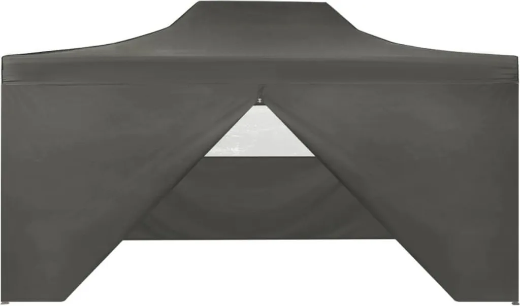 VidaXL Faltzelt Pop-Up Mit 4 Seitenwänden 3 X 4,5 M Anthrazit 2 VidaXL Faltzelt Pop-Up Mit 4 Seitenwänden 3 X 4,5 M Anthrazit – Bild 2