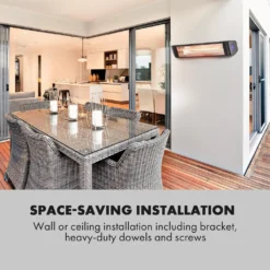 Klarstein Smartwave Infrarot-Heizstrahler Terrassenheizstrahler , IR ComfortHeat , Carbonfaserröhre Mit 2400 Watt , Thermostat , Multicommand: WiFi-Appsteuerung Für Bis Zu 7 Geräte , Körpererkennung , OpenWindow Detection , Indoor & Outdoor , IP65 , Wand- Oder Deckenmontage , Gehäuse: Pulverbeschichtetes Aluminium , Fernbedienung , Schwarz 10 Klarstein Smartwave Infrarot-Heizstrahler Terrassenheizstrahler , IR ComfortHeat , Carbonfaserröhre Mit 2400 Watt , Thermostat , Multicommand: WiFi-Appsteuerung Für Bis Zu 7 Geräte , Körpererkennung , OpenWindow Detection , Indoor & Outdoor , IP65 , Wand- Oder Deckenmontage , Gehäuse: Pulverbeschichtetes Aluminium , Fernbedienung , Schwarz -Grünwelt Exporteren Garten-Winkel 9d54f6aeb4cd2ca73f6dd1942e7764de