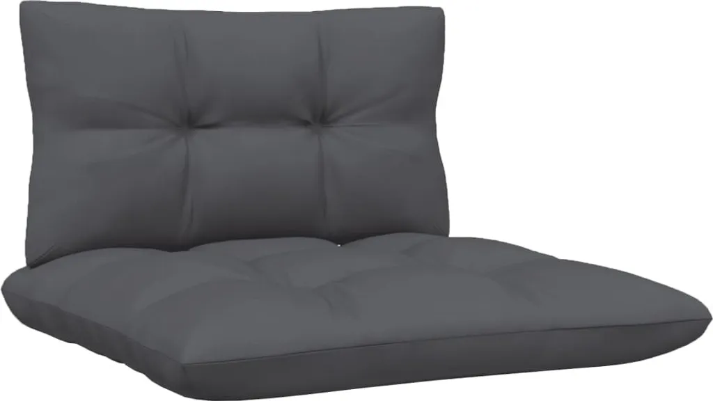 VidaXL 2-Sitzer-Gartensofa Mit Kissen Grau Massivholz Kiefer 6 VidaXL 2-Sitzer-Gartensofa Mit Kissen Grau Massivholz Kiefer – Bild 6