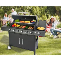 El Fuego Gasgrill "San Angelo" 6 + 1 Brenner -Grünwelt Exporteren Garten-Winkel 9dfb7e385100787f4f3d580bc275b25b