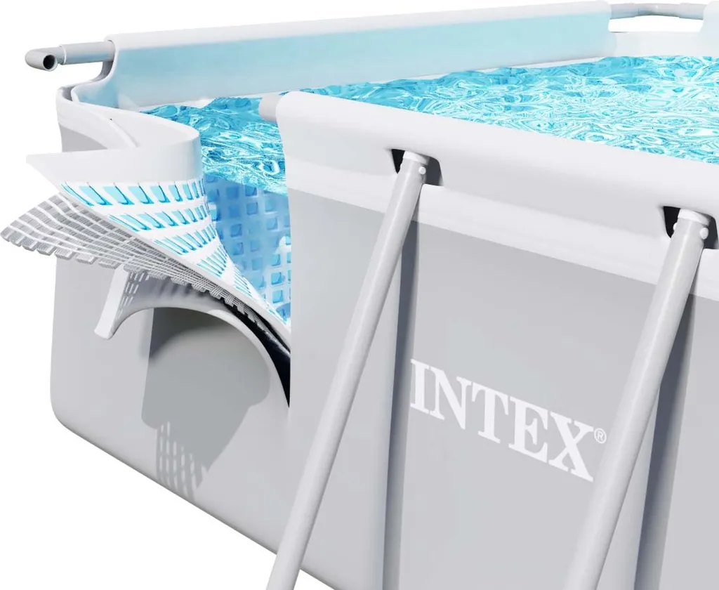 Intex Frame Pool Set Prism Quadra 400 X 200 X 100 Cm 15 Intex Frame Pool Set Prism Quadra 400 X 200 X 100 Cm – Bild 15