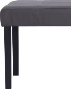 VidaXL Sitzbank 106 Cm Grau Kunstleder 11 VidaXL Sitzbank 106 Cm Grau Kunstleder -Grünwelt Exporteren Garten-Winkel a046313671cb3f223df79dfb37bedfe2