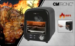 Clatronic EBG 3760 Elektro Beef-Grill, Keramischer Infrarot- Hochleistungsbrenner Mit 1600 Watt, Perfekte Steakergebnisse In Unter 45 Sekunden, 5 Elektrische Grillprogramme, LED-Display, In- Und Outdoor Schwarz -Grünwelt Exporteren Garten-Winkel a18a74633ac578ccf6a230c196f0eecf