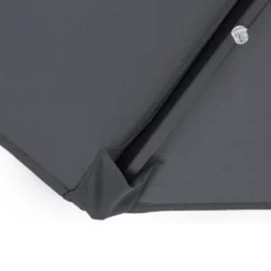 Kingsleeve Sonnenschirm LED Beleuchtung 270 Cm Groß Rund Solar Alu Knickbar Stabil Marktschirm Gartenschirm Terrassenschirm Garten Terrasse Balkon, Farbe:anthrazit -Grünwelt Exporteren Garten-Winkel a1cc27bcf8502ad6267adb02eb9c6cf4