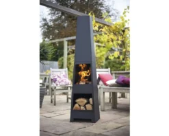 Buschbeck Gartenkamin Malmo Schwarz 90146.000 -Grünwelt Exporteren Garten-Winkel a1cf426efd25eda92d3862adbd48a953