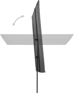 VidaXL Sonnenschirm Mit Aluminium-Mast 180 X 130 Cm Anthrazit -Grünwelt Exporteren Garten-Winkel a1d0207e1851f077505e958bcf5dd6b0