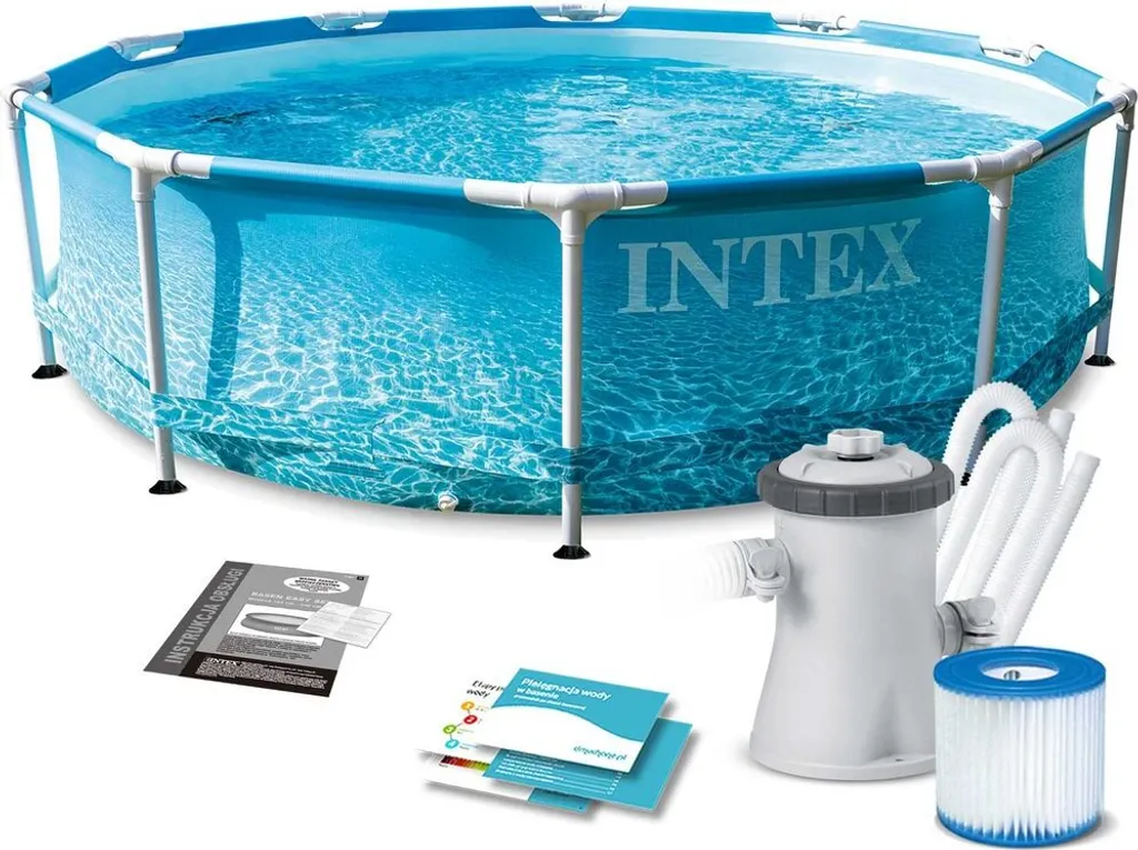 INTEX Beachside Pool-Set Mit Metallrahmen (Filterpumpe) 4.485 L 20 INTEX Beachside Pool-Set Mit Metallrahmen (Filterpumpe) 4.485 L – Bild 20