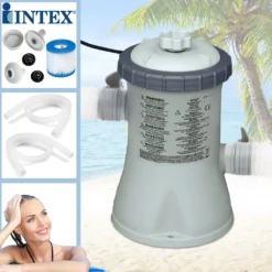 Intex 28602 Pool Filterpumpe 1250 L/h Schwimmbad Filteranlage+1 Kartusche 220V -Grünwelt Exporteren Garten-Winkel a2f338b86d6af81bb2473bff068472d6