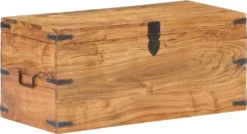 VidaXL Truhe 90x40x40 Cm Akazie Massivholz -Grünwelt Exporteren Garten-Winkel a2fb6f5458ea61311256749b507f54df
