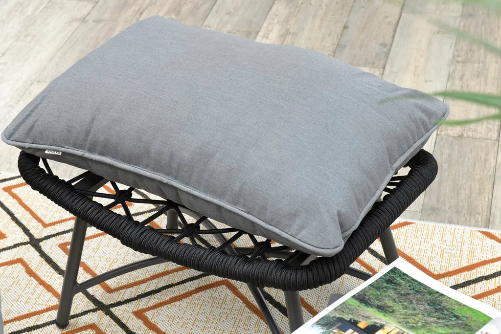 Garden Impressions Logan Relaxsessel Mit Fußbank Schwarz 6 Garden Impressions Logan Relaxsessel Mit Fußbank Schwarz – Bild 6