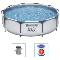 Bestway Frame Pool "Steel Pro" Ø 305 X H 76 Cm 29 Bestway Frame Pool "Steel Pro" Ø 305 X H 76 Cm -Grünwelt Exporteren Garten-Winkel a32d57a0086bf59013d19a90100897c1