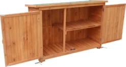 MCombo Gartenschrank Gerätescharank Gerätehaus Geräteschuppen Gartenhaus Holz 1280 -Grünwelt Exporteren Garten-Winkel a37156ee3bc447aef3d262f6354e0fe9