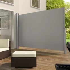 Tectake Aluminium Seitenmarkise Ausziehbar Mit Aufrollmechanismus - 200 X 300 Cm, Grau -Grünwelt Exporteren Garten-Winkel a442fa8ed56686a1d2404fc681e52d9d