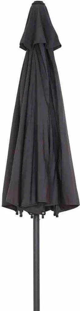 SIENA GARDEN Isa Mittelstockschirm Anthrazit/anthrazit 300 Cm L30537 3 SIENA GARDEN Isa Mittelstockschirm Anthrazit/anthrazit 300 Cm L30537 – Bild 3
