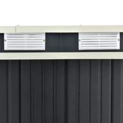 Juskys Metall Gerätehaus M Mit Pultdach, Schiebetür & Fundament - 4m³ - 213×130×173 Cm - Anthrazit - Geräteschuppen Gartenhaus Garten Schuppen 20 Juskys Metall Gerätehaus M Mit Pultdach, Schiebetür & Fundament - 4m³ - 213×130×173 Cm - Anthrazit - Geräteschuppen Gartenhaus Garten Schuppen -Grünwelt Exporteren Garten-Winkel a4cd50671b479a50c1e5947e006e3ebc