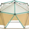 Lifetime Geometrisches Klettergerüst, Kletterkugel "Geodome" Mit Abdeckung, Spielzelt Grün / Bronze Ø 305 X 152 Cm