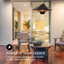 Heat Hexa Infrarot-Heizstrahler 800/1200/2000W Halogen IP34 LED -Grünwelt Exporteren Garten-Winkel a60cbc35dde04deea05d156d8effd431