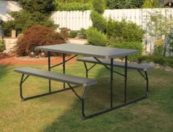 LECO Bierzeltgarnitur Festzeltgarnitur Klappbar Biertischgarnitur Bank Campingtisch Partygarnitur -Grünwelt Exporteren Garten-Winkel a64f0f9081f15e86620c2f68c317c443