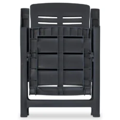 VidaXL Verstellbare Gartenstühle 2 Stk. Kunststoff Anthrazit -Grünwelt Exporteren Garten-Winkel a65083130df8c8ad80db32588e578ed0