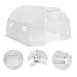 VidaXL Gewächshaus 9 M² 300×300×200 Cm 10 VidaXL Gewächshaus 9 M² 300×300×200 Cm -Grünwelt Exporteren Garten-Winkel a68e91b8063a00e6ffcf16dbfab172d9