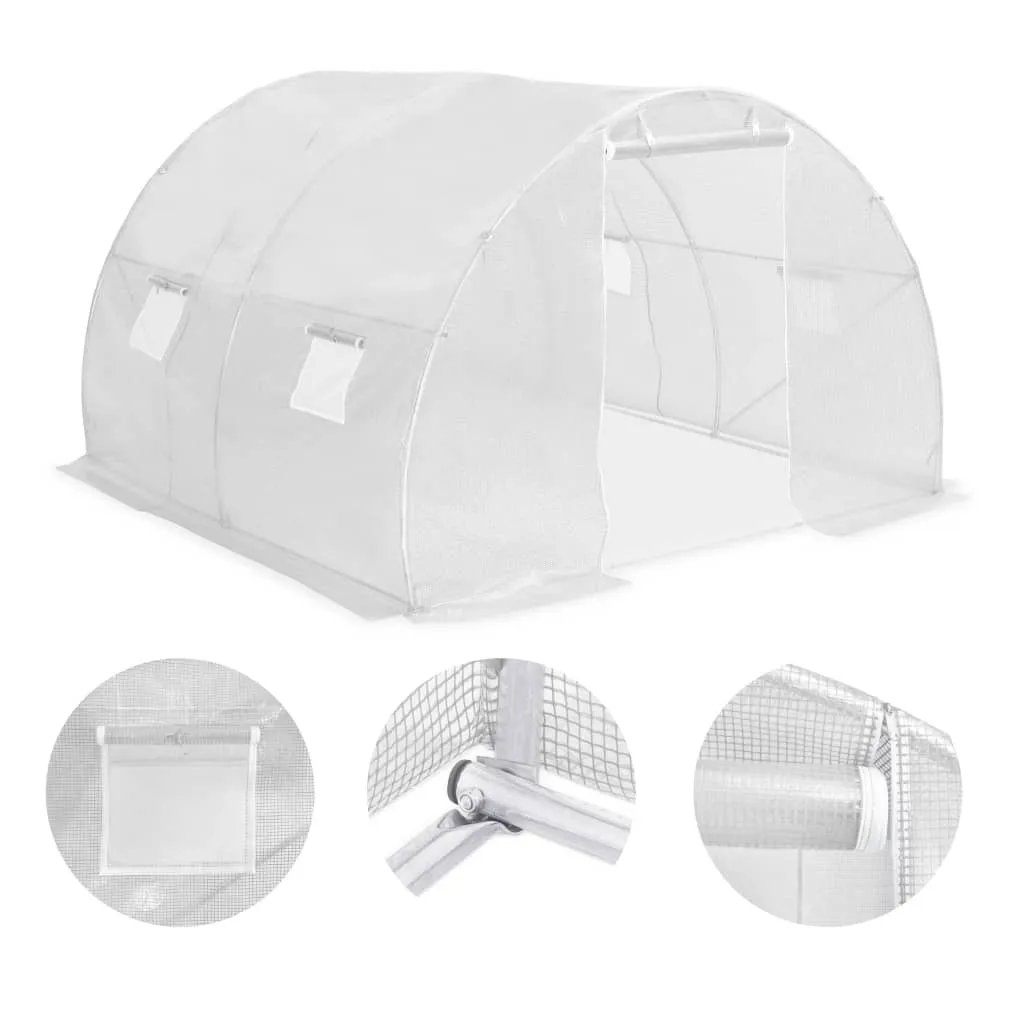 VidaXL Gewächshaus 9 M² 300×300×200 Cm 4 VidaXL Gewächshaus 9 M² 300×300×200 Cm – Bild 4