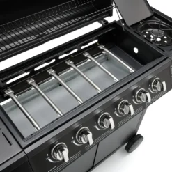 TAINO BASIC 6+1 Gasgrill Mit Seitenbrenner 6 Brenner Edelstahl-Brenner Grillwagen BBQ Schwarz -Grünwelt Exporteren Garten-Winkel a8038b9bddc05dd7376e62128a485ae4