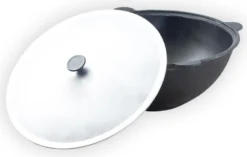 Kukmara Utschak Feuerofen + 22 Liter Gusseisen Kazan INNEN GLATT Namangan + Schaumlöffel Feldküche Kessel Feuer-Ofen Kasan -Grünwelt Exporteren Garten-Winkel a8621950e20647c4b6f9f2f221539107