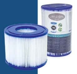SET: Bestway 60311 - Filterkartusche Gr. 6 / VI - Ersatzfilter LAY-Z-SPA Whirlpool - 6er Set -Grünwelt Exporteren Garten-Winkel a8c2eb41b449c949e6b6d69187d9942a