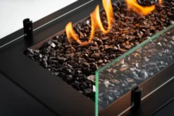 Planika Rio Gas Feuerstelle, Schwarz, Außenkamin, Outdoor, Rechteckig, Mit Glaskieselsteinen - Wetterfest, Terrassenheizung, Gasofen, Für Garten & Patio -Grünwelt Exporteren Garten-Winkel a8d03ef41888b9d65d42183144e77b17