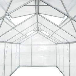 Tectake Gewächshaus Aus Aluminium Ohne Fundament - 375 X 185 X 195 Cm -Grünwelt Exporteren Garten-Winkel a98312be4f2d852980d0f8ea4e36ec96