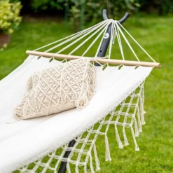 NABBI Hängematte Bura 200x100 Cm - Cremig -Grünwelt Exporteren Garten-Winkel a9991171d7bf892279e055da4419d750