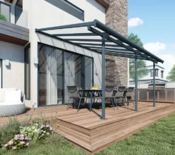 Palram - Canopia Terrassenüberdachung Sierra Grau 299x555x305 Cm -Grünwelt Exporteren Garten-Winkel a9d4311446752163d7ab65d5e00cb0ed