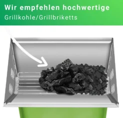 Steinborg Klappgrill | Laptopgrill | Campinggrill | Blitzschneller Aufbau | Hitzebeständiger Rahmen | Grün -Grünwelt Exporteren Garten-Winkel aae23a3c3d0a5ec0cff7d330cf788a42