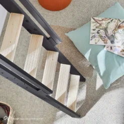 Raumspartreppe Intercon Vario 3 Mit 10 Stufen Bis Max. 243 Cm, Polar-Weiß, Fichte | Raumspartreppe Mit Metallwangen Und Holzstufen Lässt Sich An Die Wand Schieben Und Spart Platz -Grünwelt Exporteren Garten-Winkel ab21b461db1f0bb3861bfd7d2edb656b