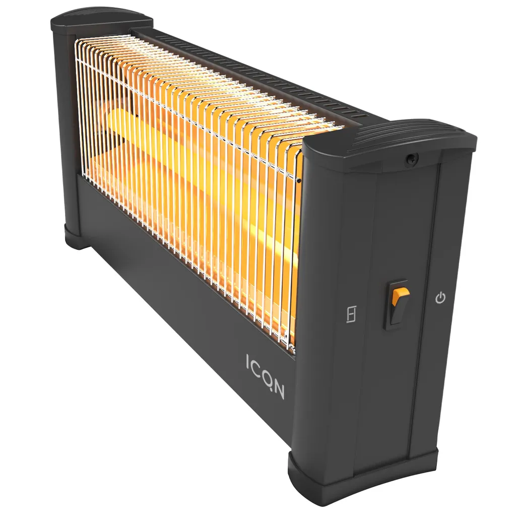 ICQN Infrarot Standheizstrahler, Für Räume Bis 9m², 900 W, IP20, Elektroheizung, 135 Zentimeter Kabel, Heizstrahler Für Büro Oder Haus, Infrarotheizer, IQ.0900.APW 2 ICQN Infrarot Standheizstrahler, Für Räume Bis 9m², 900 W, IP20, Elektroheizung, 135 Zentimeter Kabel, Heizstrahler Für Büro Oder Haus, Infrarotheizer, IQ.0900.APW – Bild 2