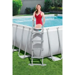 Bestway Power Steel™ Frame Pool Komplett-Set, Eckig, 412x201x122cm, 56457 -Grünwelt Exporteren Garten-Winkel abf8e024964c9a7f9ce807bf402ff57b