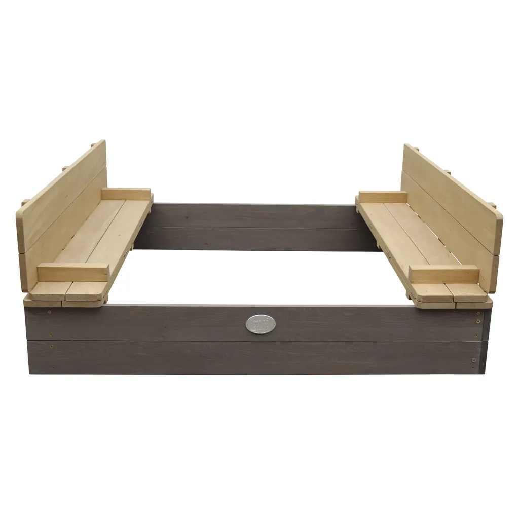AXI Sandkasten Ella Aus Holz Mit Deckel XL | Sand Kasten Mit Sitzbank & Abdeckung Für Kinder In Grau & Braun | 120 X 120 Cm 4 AXI Sandkasten Ella Aus Holz Mit Deckel XL | Sand Kasten Mit Sitzbank & Abdeckung Für Kinder In Grau & Braun | 120 X 120 Cm – Bild 4