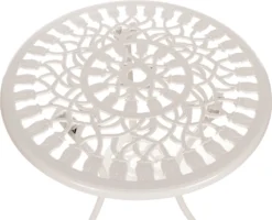 Tisch Set 15240C1547 Stabiles Gartenmöbel Set Balkonset Bistroset Alu - Guss, Farbe:Bistroset 551 Weiß -Grünwelt Exporteren Garten-Winkel ac62fce33a0db4bc4eced1c32b93e1f2