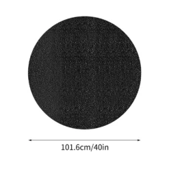 40 Zoll Feuerschalenmatte Grillmatten Feuerfeste Unterlage Verdickte ölbeständige Hitzebeständige Matte Runde Grillmatte Bodenschutz Für Bodenrasen Im Freien -Grünwelt Exporteren Garten-Winkel acc071d489871babaab595d7d71878ce