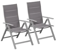 Merxx Bermeo Klappsessel 2-er Set, Silber/diamantbraun 13 Merxx Bermeo Klappsessel 2-er Set, Silber/diamantbraun -Grünwelt Exporteren Garten-Winkel acd7722af118118a164be4774b4ac487