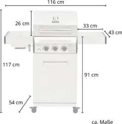 TAINO PLATINUM 2+1 Gasgrill Komplett Edelstahl 4-Brenner Silber Grillwagen BBQ Keramik-Brenner Sear-Zone 13 TAINO PLATINUM 2+1 Gasgrill Komplett Edelstahl 4-Brenner Silber Grillwagen BBQ Keramik-Brenner Sear-Zone -Grünwelt Exporteren Garten-Winkel acf675027aac65e6042fddd1cd6ef620