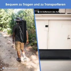 COSTWAY Gartenpavillon Faltpavillon Partyzelt Gartenzelt Mit Tasche, Metall Pavillon Für Camping, Party, Barbecue 181x181x210cm (Grau) -Grünwelt Exporteren Garten-Winkel ad3dc1a3befc82185ede479b204ffb74