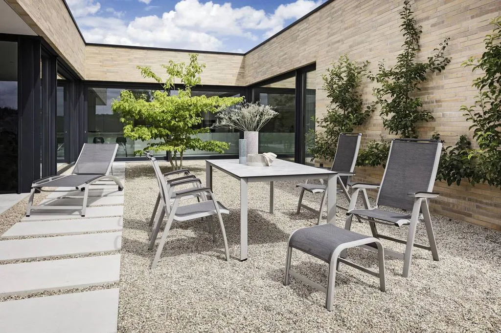 Kettler Forma II Klappsessel - Silber / Graphit 4 Kettler Forma II Klappsessel - Silber / Graphit – Bild 4