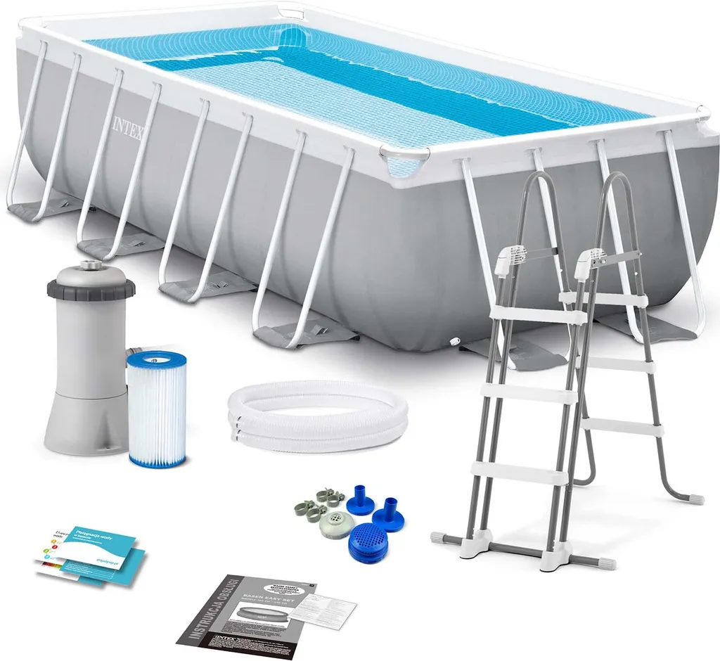 Intex Frame Pool Set Prism Quadra 400 X 200 X 100 Cm 13 Intex Frame Pool Set Prism Quadra 400 X 200 X 100 Cm – Bild 13