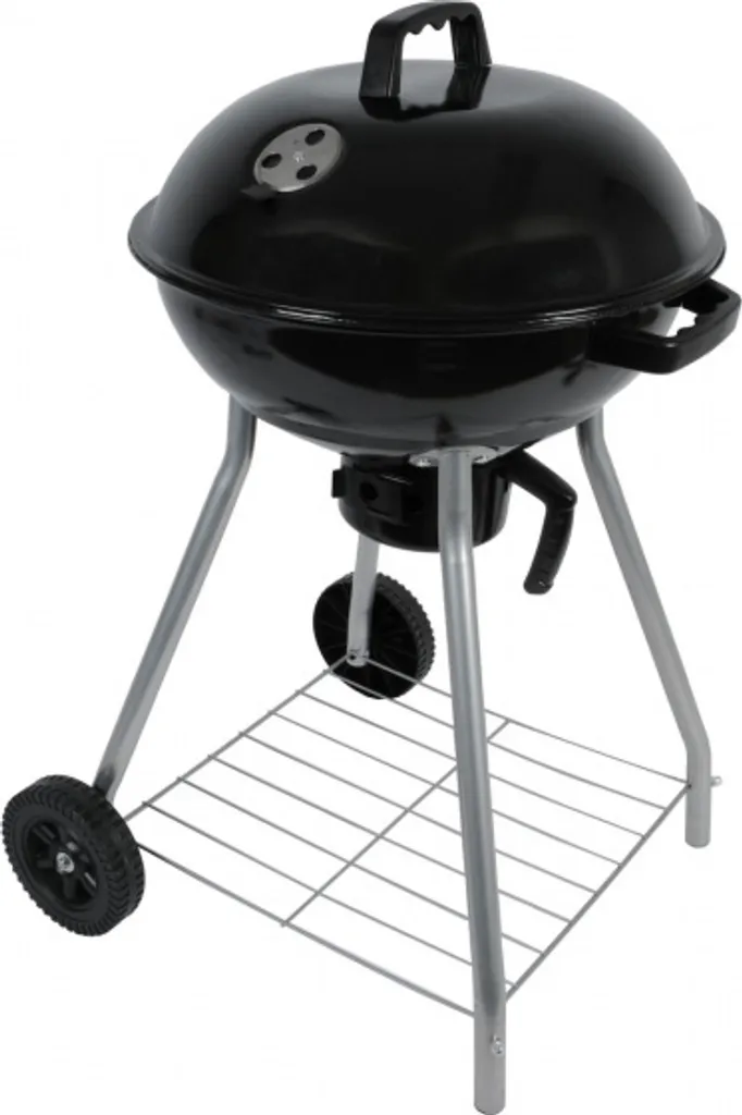 BBQ Collection Holzkohlegrill, Kugelgrill Rundgrill Ø 45 X 83 Cm Mit Deckel, Stabiler Standgrill Auf Rädern Mit Abnehmbarem Aschekasten & Ablagegitter, Schwarz 19 BBQ Collection Holzkohlegrill, Kugelgrill Rundgrill Ø 45 X 83 Cm Mit Deckel, Stabiler Standgrill Auf Rädern Mit Abnehmbarem Aschekasten & Ablagegitter, Schwarz – Bild 19