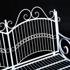 Outsunny Hängebank Schaukel Bank Gartenschaukel Mit Ketten, Metall, Weiß, 118x58x57cm -Grünwelt Exporteren Garten-Winkel af270a113ec0f68475defa6587825d5b