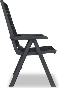 VidaXL Verstellbare Gartenstühle 2 Stk. Kunststoff Anthrazit -Grünwelt Exporteren Garten-Winkel afb304ad1f66319e4890ef9be0ecd2e5