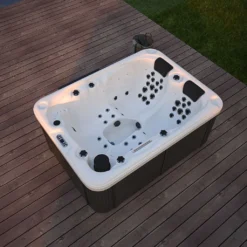HOME DELUXE - Outdoor Whirlpool BEACH Plus Treppe Und Thermoabdeckung Außenpool Spa -Grünwelt Exporteren Garten-Winkel b00945d93ea524994eee0aa51fca942b