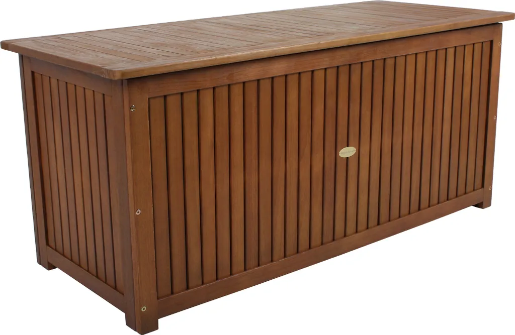 Garden Pleasure Auflagenbox Garten Box Truhe Auflagen Kissenbox Akazie Holz 2 Garden Pleasure Auflagenbox Garten Box Truhe Auflagen Kissenbox Akazie Holz – Bild 2